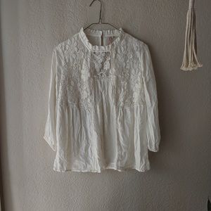 Boho lace blouse